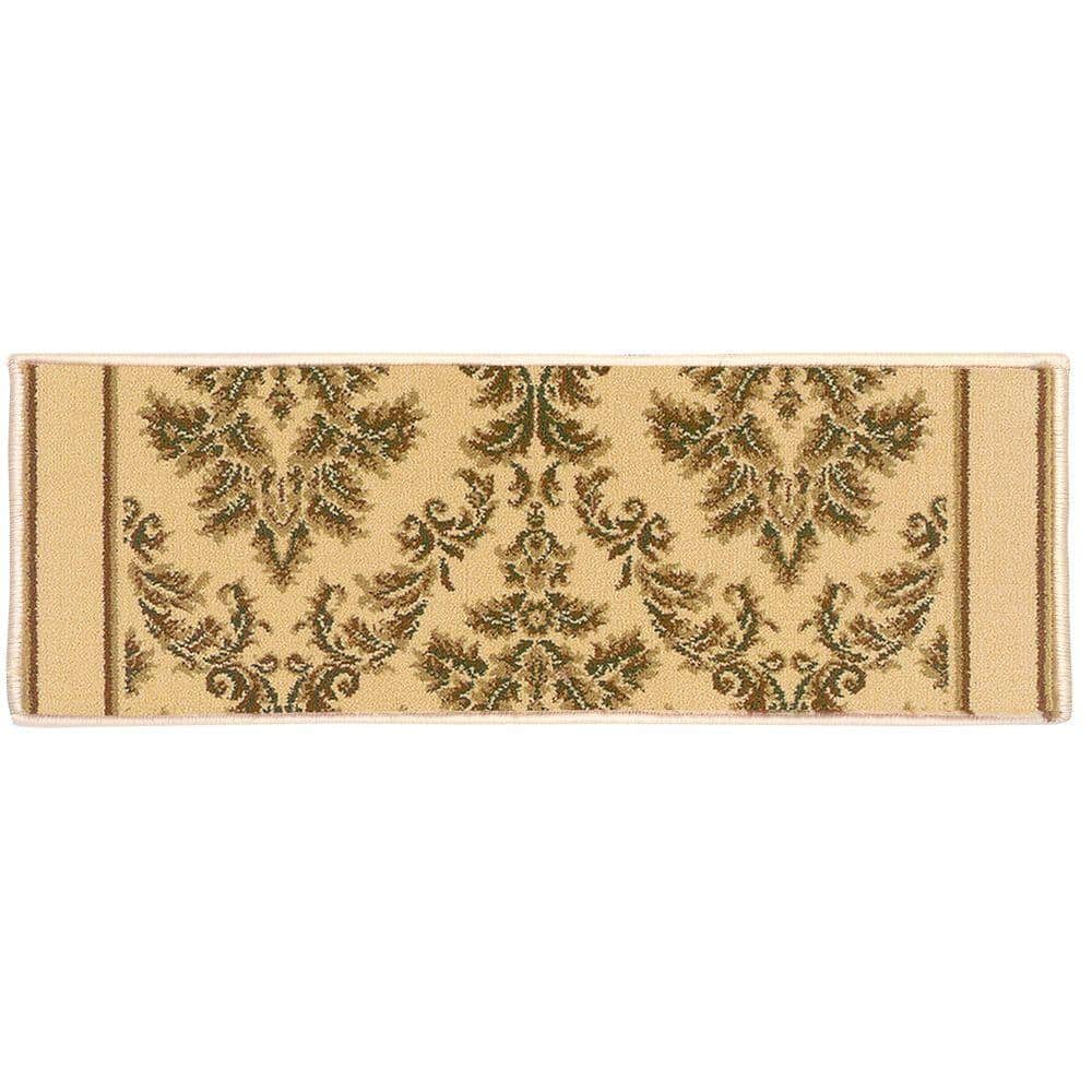 Kurdamir Damask Ivory 9 in. x 33 in. Stair Tread Cover price history on PriceWatchPro