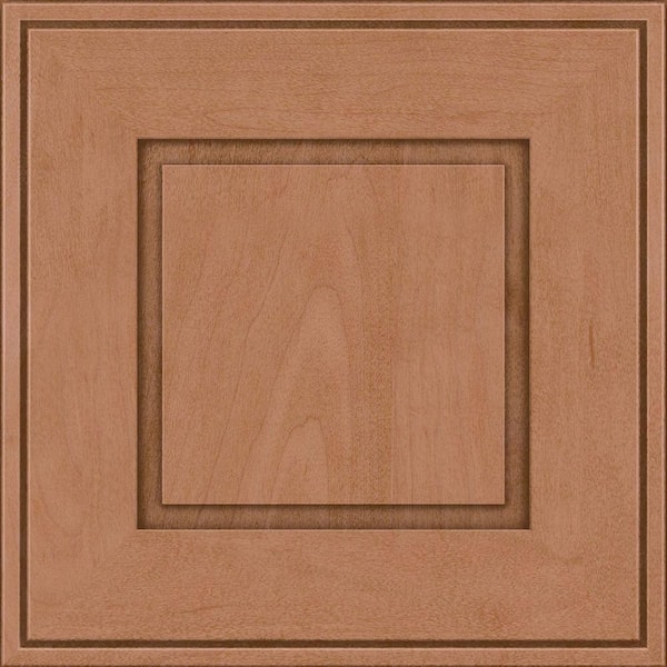 KraftMaid Grange 14 5/8 x 14 5/8 in. Cabinet Door Sample in Ginger