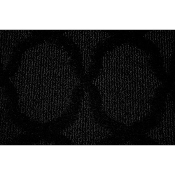 Sparta Black 8 ft Area Rug Soil and Stain-resistant Machine-made x 10 ft 