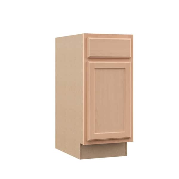 Recessed Panel 15 in. W x 24 in. D x 34.5 in. H Assembled Base Kitchen Cabinet in Unfinished