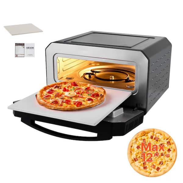 Electric Pizza Oven, Smart Pizzas Maker Indoor with 5 Preset, 12 in. Countertop Pizza Cooker w/ Touch Srceen, 750℉ Max