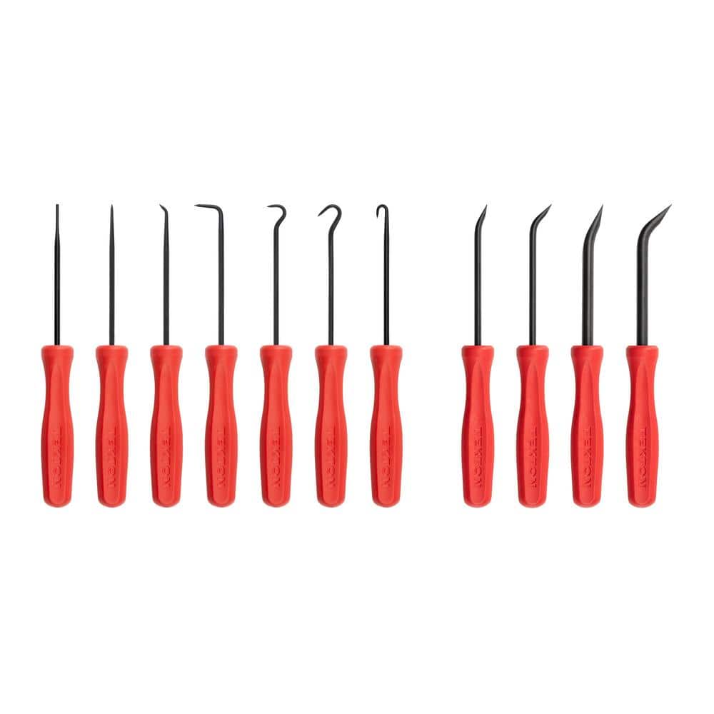 ROTATION Precision Hook and Pick Set with Scraper, 9 Piece Set