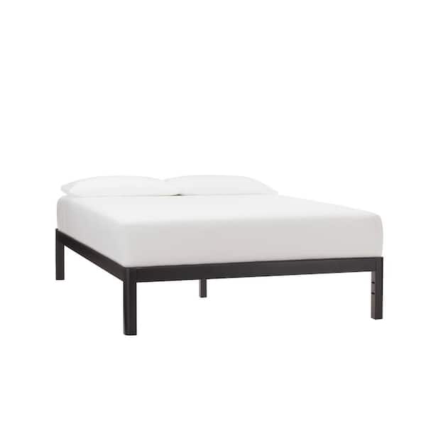 Black Metal King Bed Frame 76 In W X, Can A King Metal Bed Frame Fit Queen