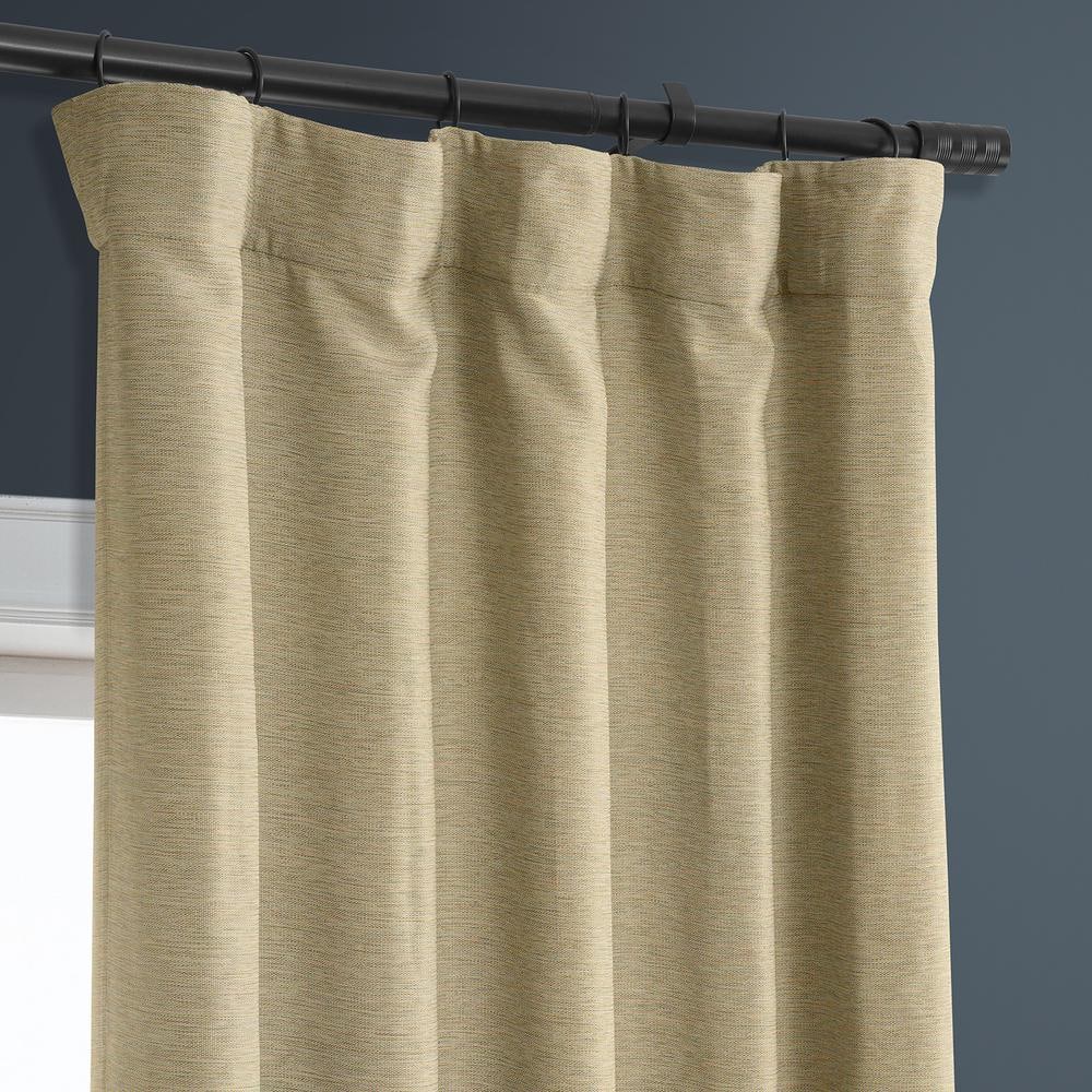 Candlelight Polyester Blackout Puddle Length Drape Panel
