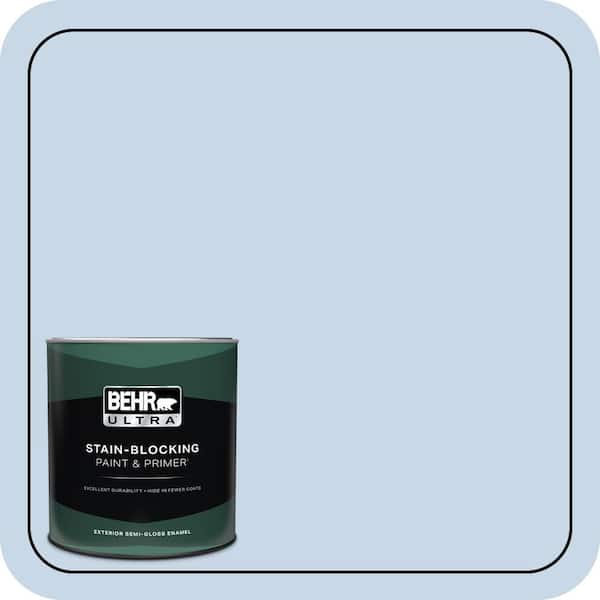BEHR ULTRA 1 qt. #580C-2 Lively Tune Semi-Gloss Enamel Exterior Paint & Primer