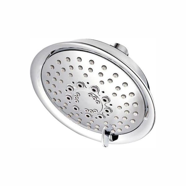 Pfister Universal 5-Spray 5.66 in. Single Wall Mount Low Flow Fixed Rain Shower Head in Polished Chrome