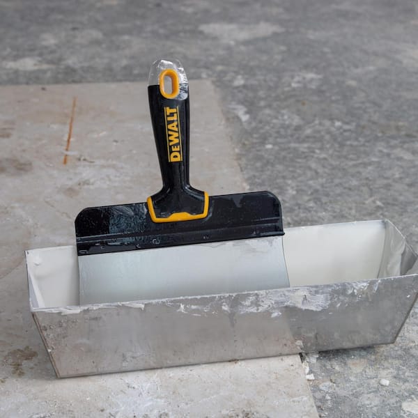 DEWALT 16 in. Stainless Steel Big Back Taping Knife with Soft Grip