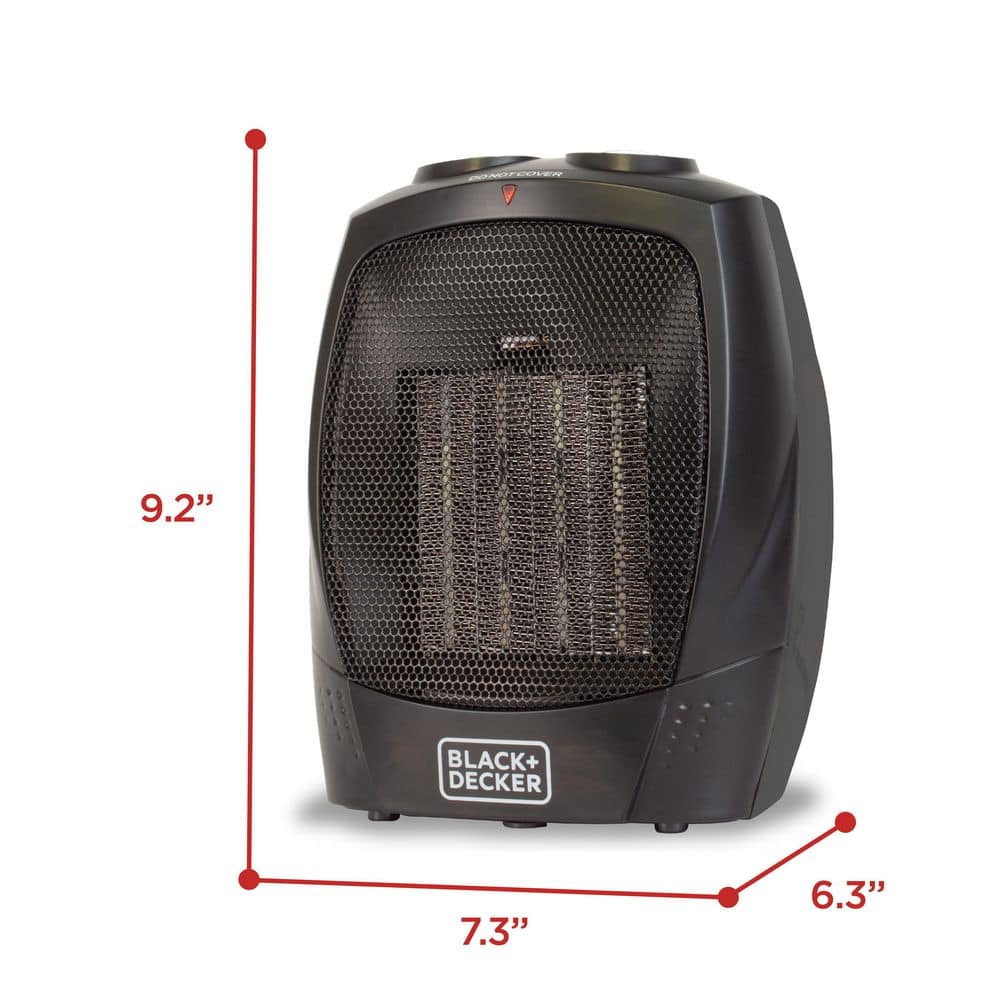 Personal 1500 Watt Electric Fan Compact Heater with Manual Control