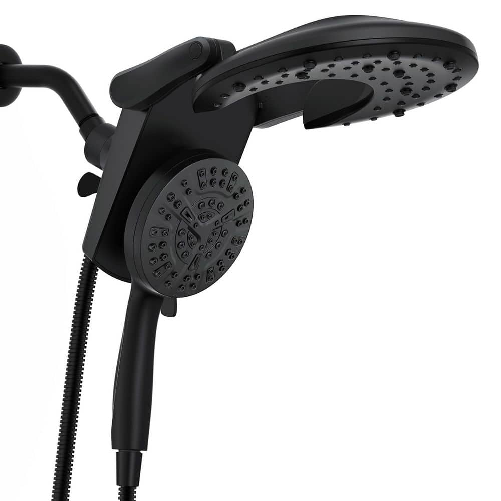 Dual Rainfall and Handheld Shower Head Combo with 9 Spray Modes and Magnetic Docking, 8 x 4 x 5 in Spray price history on PriceWatchPro