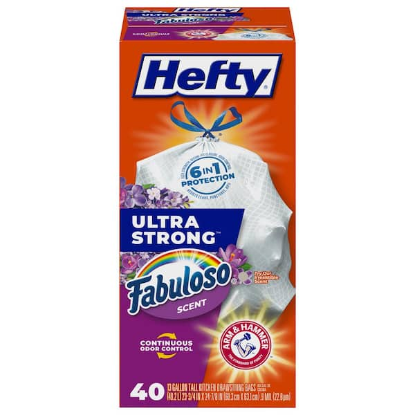 Ultra-Strong 13 Gal. Fabuloso Tall Kitchen Trash Bags (40-Count)