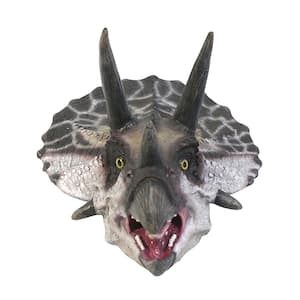 15 in. H Scaled Triceratops Dinosaur Wall Trophy