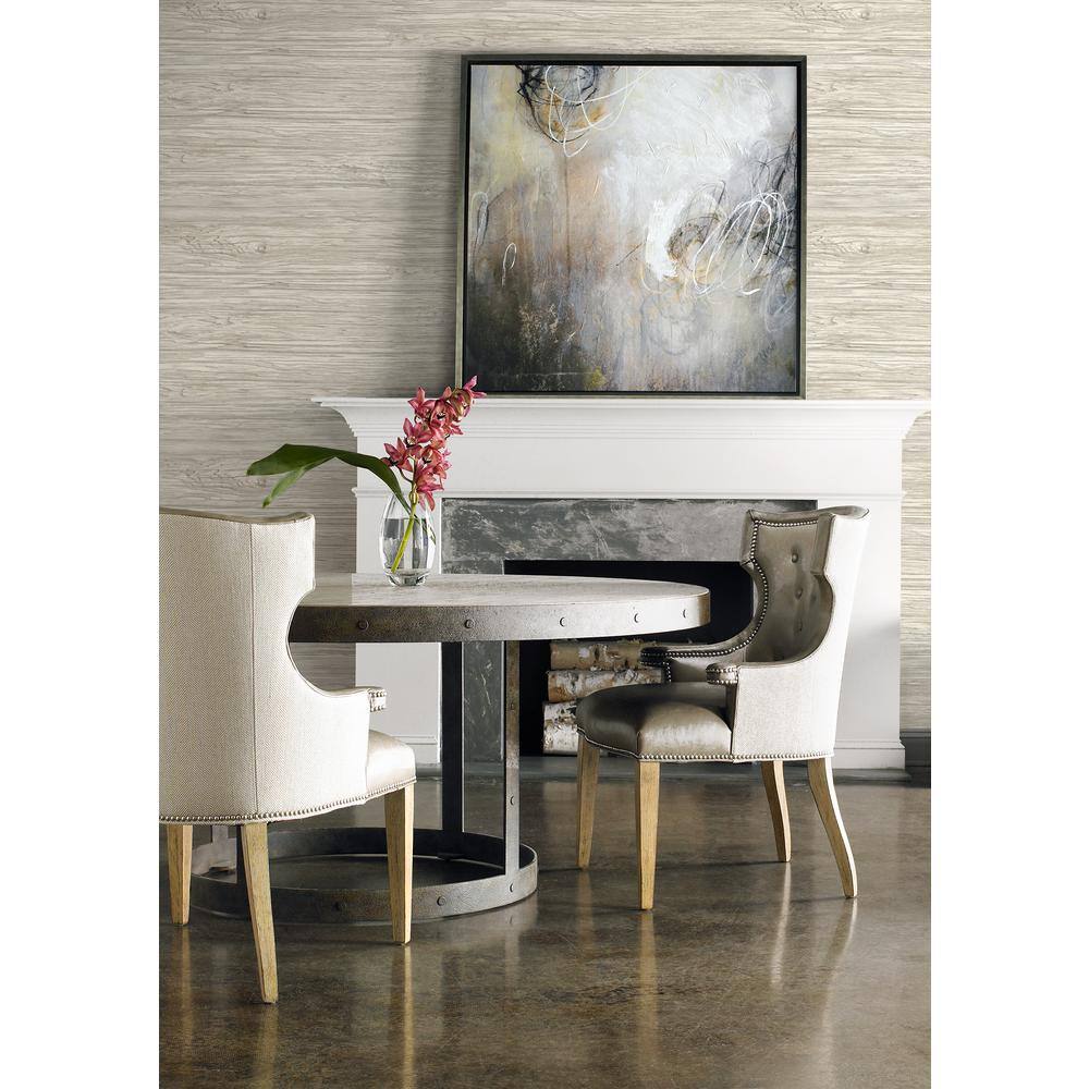 Elegant Hazelwood Embossed Vinyl Wallpaper - 27"x324"