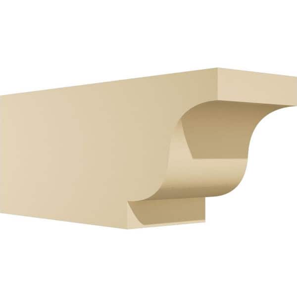 Ekena Millwork Standard Newport 6 in. W x 8 in. H x 20 in. D Signature Urethane Rafter Tail Outlooker
