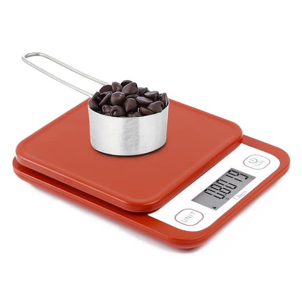 Escali Primo Orange Digital Food Scale P115PO - The Home Depot