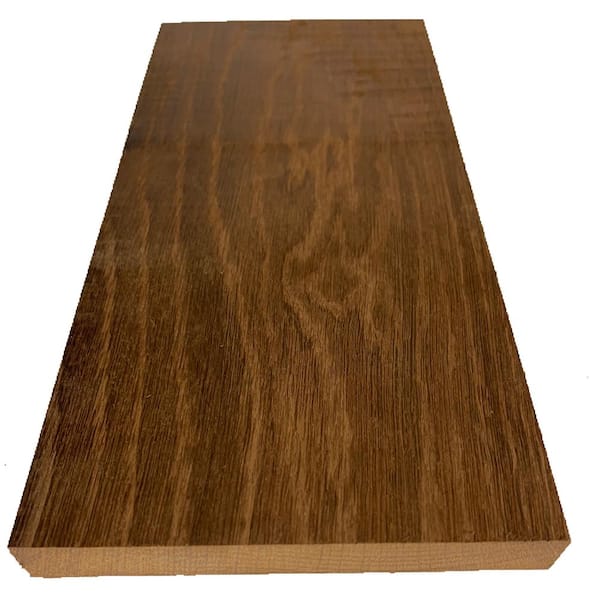Easy Planking 1 in. x 6 in. x 1 ft. Sample for Thermo-Treated Premium Oak S4S Indoor And Outdoor Appearance Board
