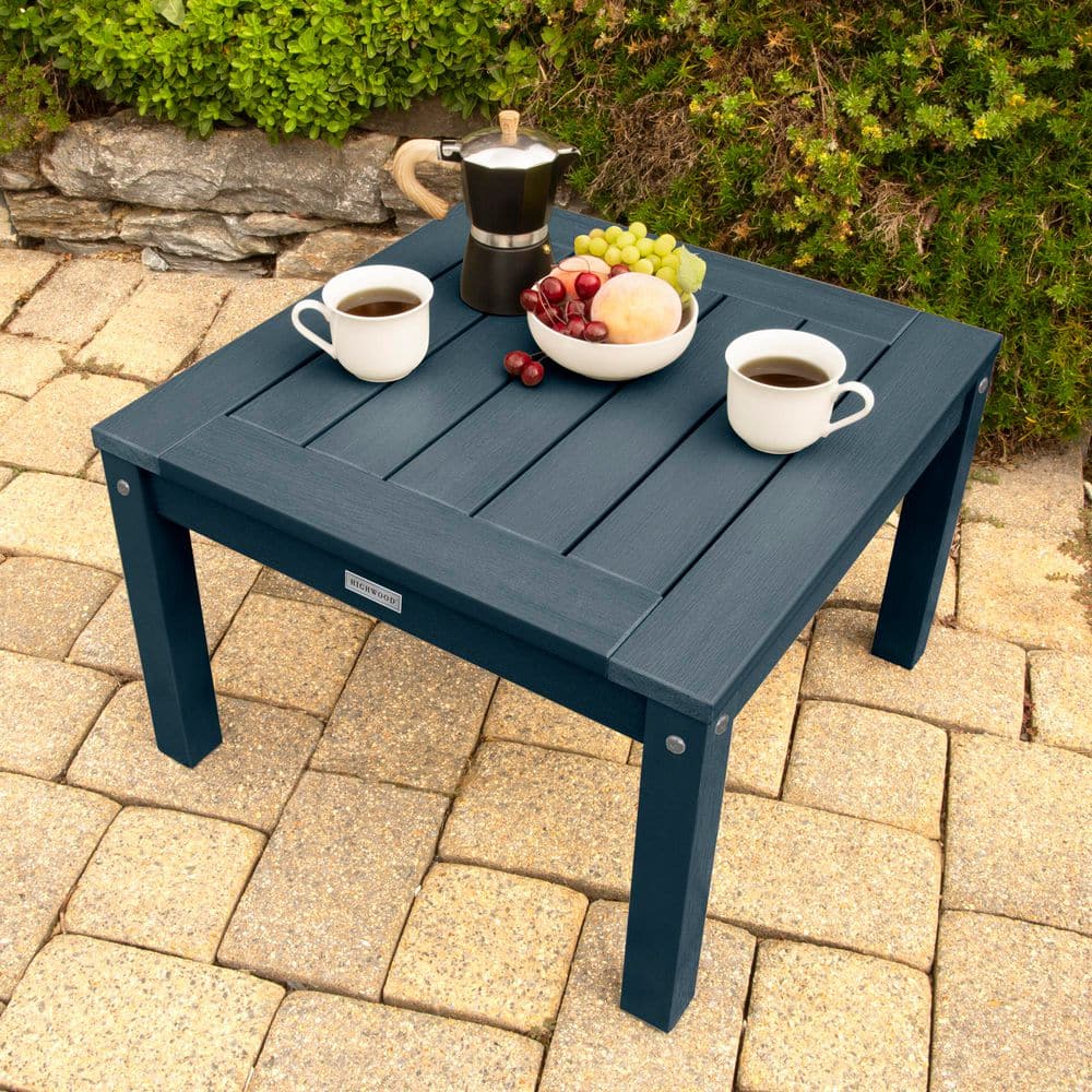 Federal Blue Adirondack 24" Side Table for Outdoor Relaxation