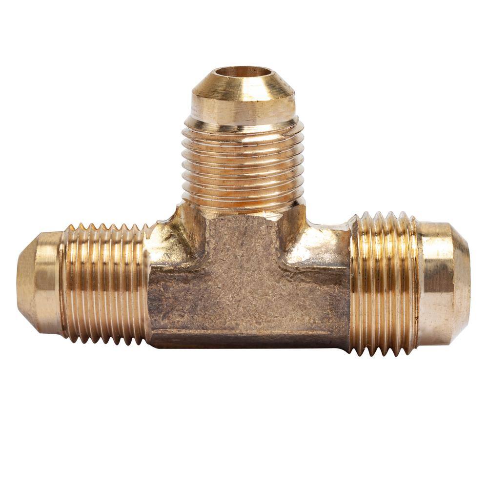 1/2 in. x 3/8 in. x 3/8 in. Brass Flare Reducing Tee Fitting (5-Pack) price history on PriceWatchPro