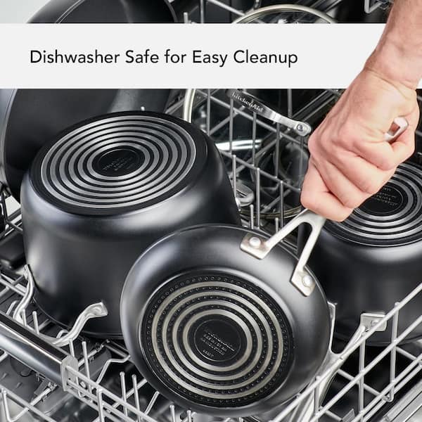 Dishwasher Safe Anodized Cookware 11 Piece Set 