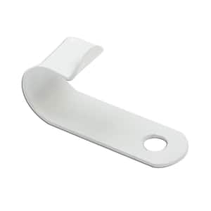 Large EZ-Cable Clips for Exterior, White, Aluminum (15-Pack) Case of 10