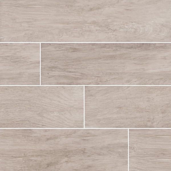 TrafficMaster Capel Ash 6 in. x 24 in. Matte Ceramic Floor and Wall Tile  (17 sq. ft./case) NHDCAPASH6X24