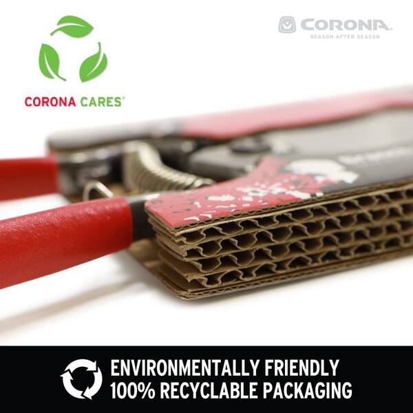Corona ComfortGEL 4.5" Stainless Steel Non Stick Coating Pruners BP 3214D New 