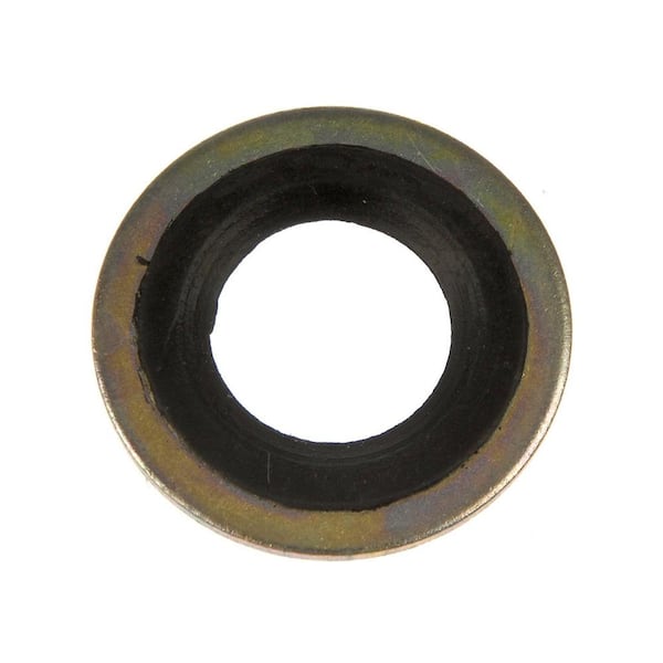 Autograde Metal/Rubber Drain Plug Gasket, Fits 1/2Do, 9/16, M14