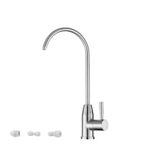 Single Handle Single Hole Beverage Faucet with filter Kitchen Faucet RO Faucet in Stainless Steel