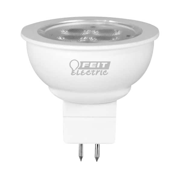 Feit Electric 35-Watt Equivalent MR16 GU5.3 Bi-Pin CEC 12-Volt Landscape Garden LED Light Bulb, Bright White