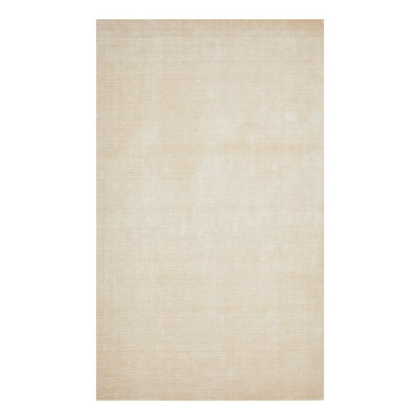 Solo Rugs Lodhi Contemporary Solid Sepia 8 ft. x 10 ft. Hand-Knotted Area Rug