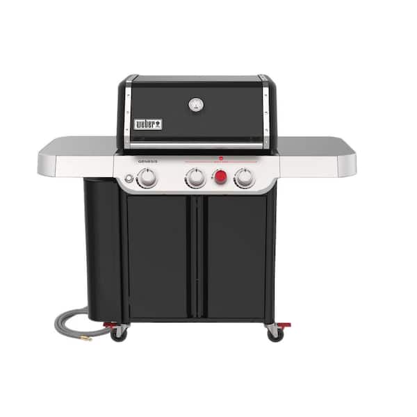 Genesis E-330 3-Burner Natural Gas Grill in Black with Large Sear Zone