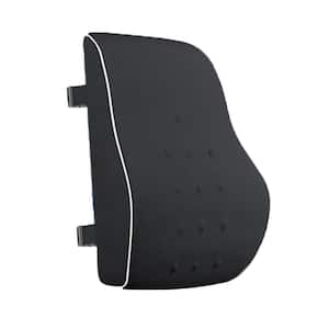 Ideal Choice Black Solid Ergonomic Chair Pad (Set of 1)