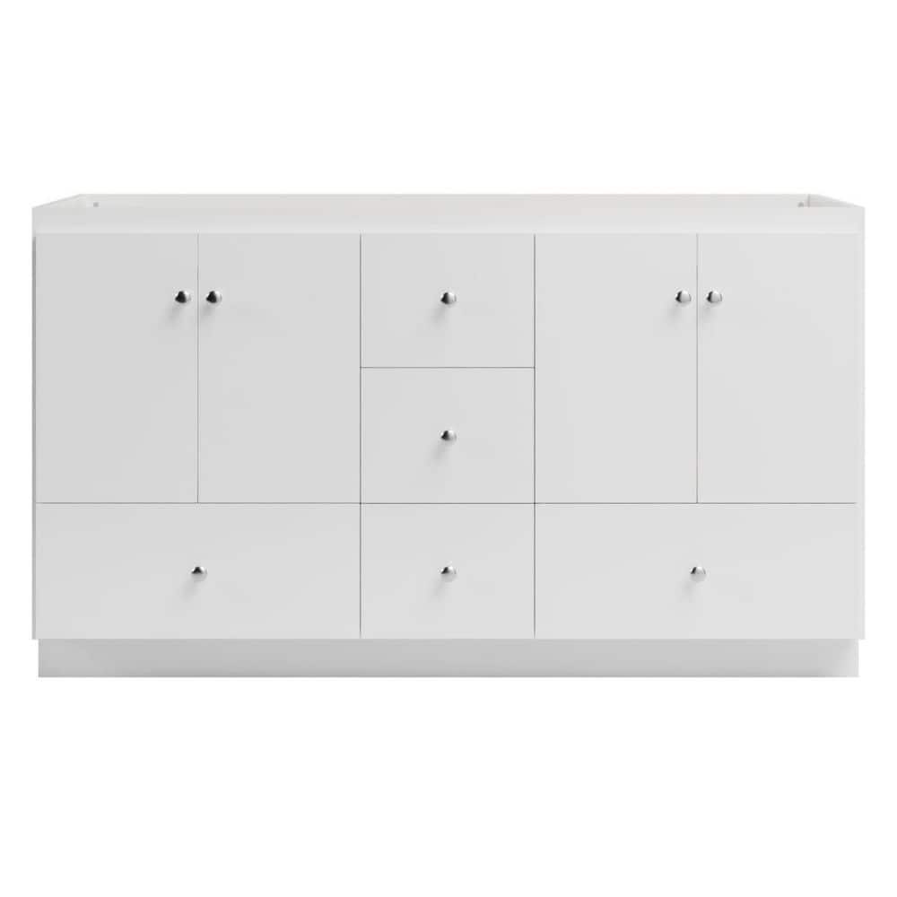 Slab 60 in. W x 21 in. D x 34.5 in. H Bath Vanity Cabinet without Top in Winterset price history on PriceWatchPro