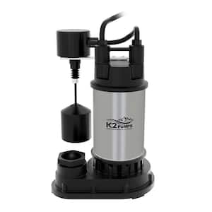 1/2 HP Stainless Steel Sump Pump with Direct-in Vertical Switch