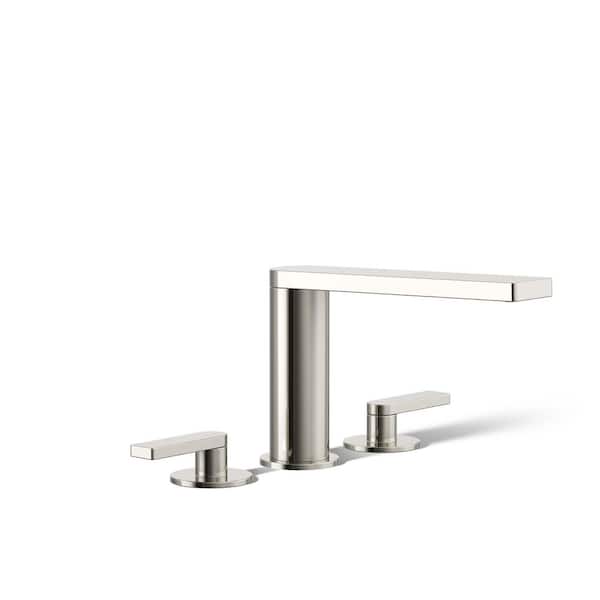 KOHLER Composed Double-Handle Deck-Mount Bath Faucet with Lever Handles in Vibrant Polished Nickel