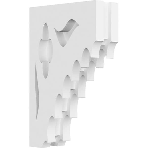 Ekena Millwork 1-7/8 in. x 8 in. x 5 in. PVC Wellington Corbel