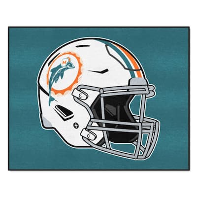 FANMATS 7357 Miami Dolphins Field Runner Rug - 30in. x 72in.