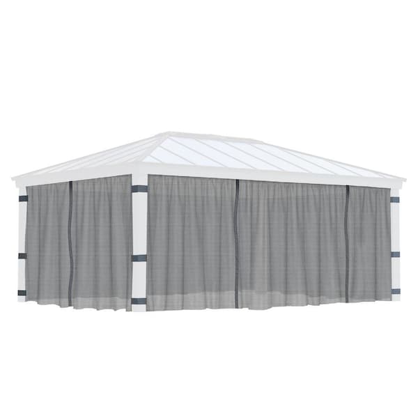 CANOPIA by PALRAM Netting Set for Dallas 14 ft. x 20 ft. Outdoor Gazebo