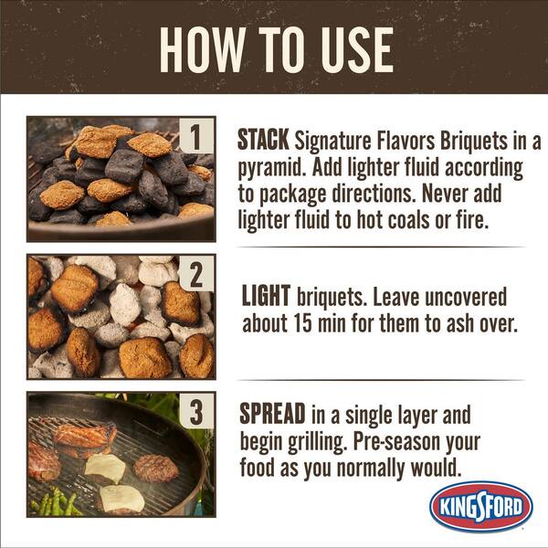 Kingsford 12 lbs. BBQ Smoker Charcoal Briquettes with Basil Sage