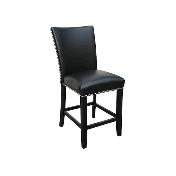 Steve Silver Camila Black Counter Chair (Set of 2) CM420CCKN - The