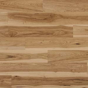 Meadow Hickory 9/16 in T x 8.66 in. W Tongue and Groove Wire Brushed Engineered Hardwood Flooring (31.25 sqft/case)