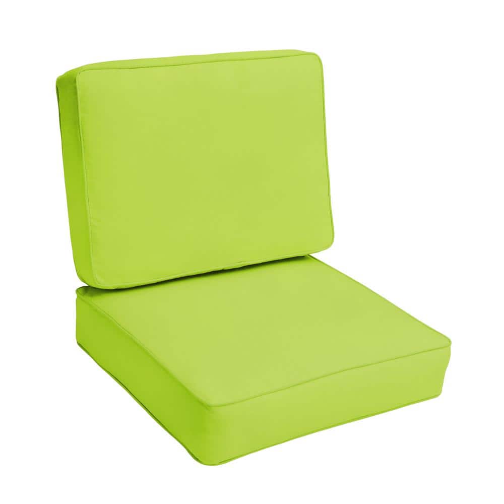 23.5 in. x 23 in. x 5 in. Deep Seating Outdoor Corded Cushion Set in Sunbre