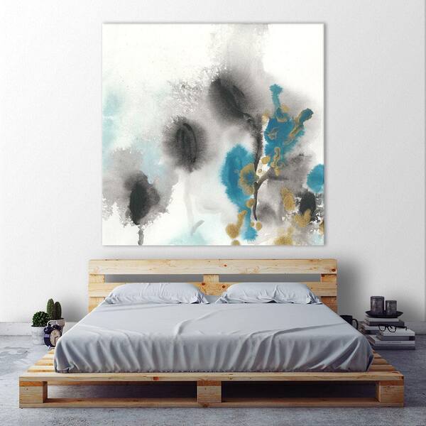 Giant Art 84 In X 84 In Cerulean Mirage I By June Erica Vess Wall Art Waga4 The Home Depot