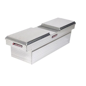 71.5 Diamond Plate Aluminum Full Size Crossbed Truck Tool Box