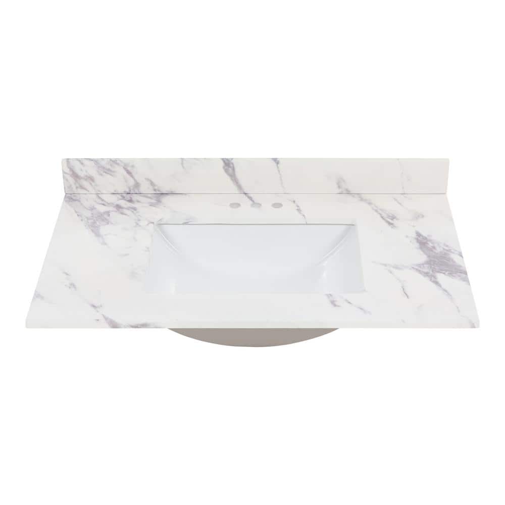 Home Decorators Collection 37 in. W x 22 in. D Engineered Stone