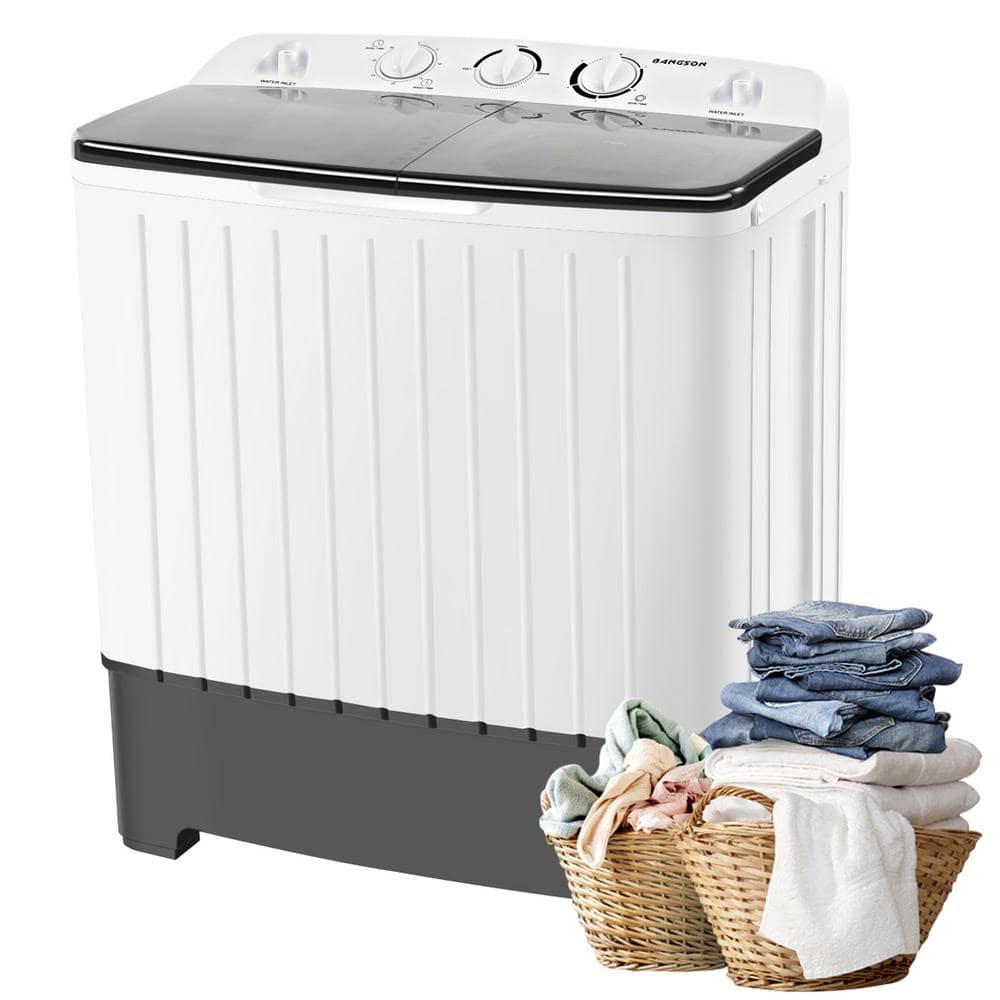  Portable Washing Machine,17.7 LBS Full-Automatic Washer and  Dryer Combo,Compact Laundry Washing Machine with Drain Pump,10 Wash Program  & 8 Water Level,Low Noise for Apartment Dorm RV Household : Appliances