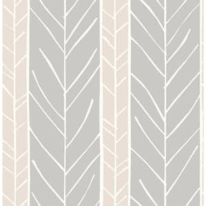 Lottie Rose Stripe Rose Paper Strippable Roll (Covers 56.4 sq. ft.)