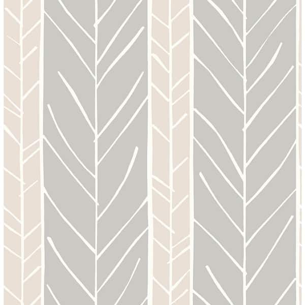 A-Street Prints Lottie Rose Stripe Rose Paper Strippable Roll (Covers 56.4 sq. ft.)