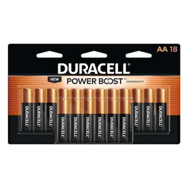 Duracell Coppertop Alkaline AA Battery Double A Batteries, (18-pack)