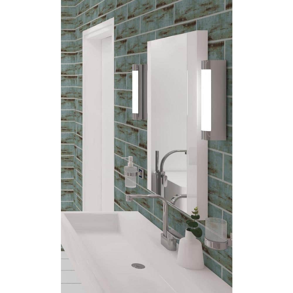 Serenite 4" x 16" Dane Porcelain Vintage Subway Tile