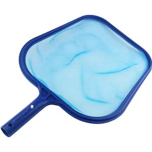 Plastic Swimming Pool Cleaning Leaf Skimmer Net, Blue